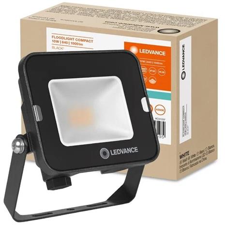 LEDVANCE floodlight compact value 1000lm 10w 840 ip65 black