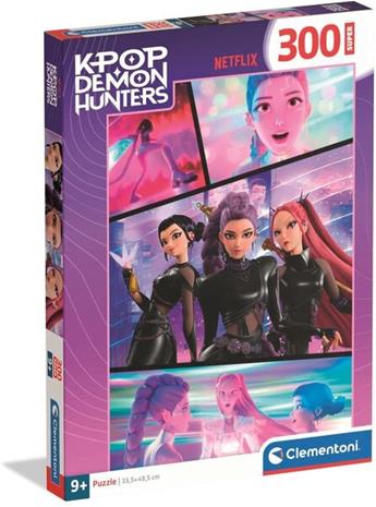 K-Pop Demon Hunters -palapeli, 300 palaa, Clementoni – kuva 3/8
