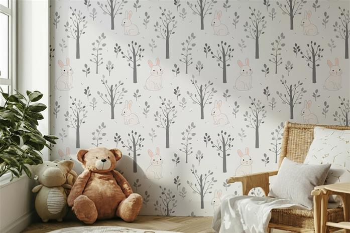 Totte Grey - 1067501-03 Tapetti