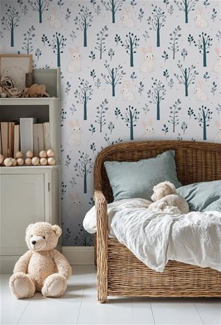 Totte Blue - 1067501-01 Tapetti
