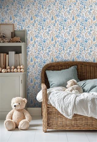 Putte Blue - 1064001-01 Tapetti