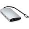 Satechi USB-C-moniporttisovitin 8K ja Ethernet V3 - hopea – kuva 8