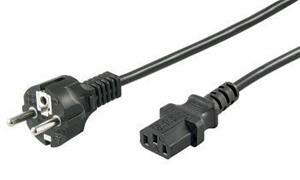 Pro Power cable C13 - Musta - 1.5 m
