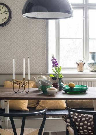 Trellis flowers Beige - 1035601-02 Tapetti