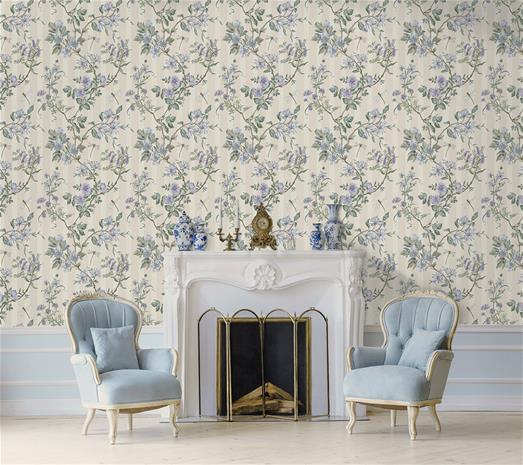 Camberley Neutral Blue - 91931 Tapetti