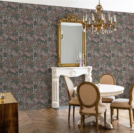 Lysandra Navy Multi - 91921 Tapetti