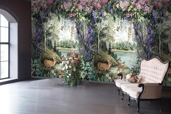 Thistledown Mural - 99520 Tapetti