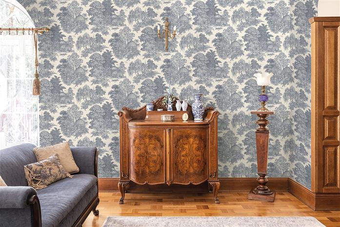 Blenheim Blue - 91971 Tapetti