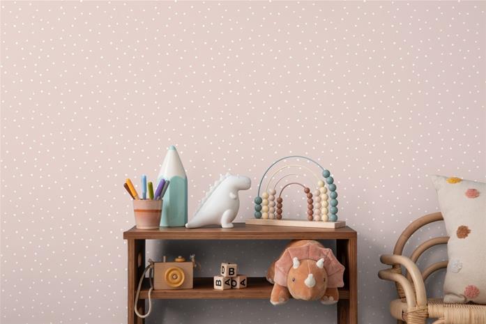 Dotted Soft Pink - 1031401-03 Tapetti