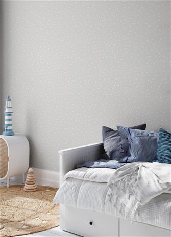 Dotted Light Grey - 1031401-04 Tapetti