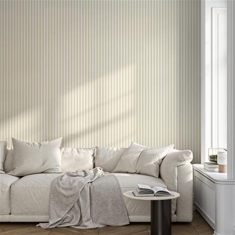 Striped Cream - 1031701-06 Tapetti