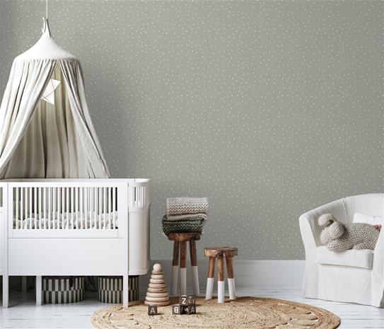 Dotted Green - 1031401-05 Tapetti