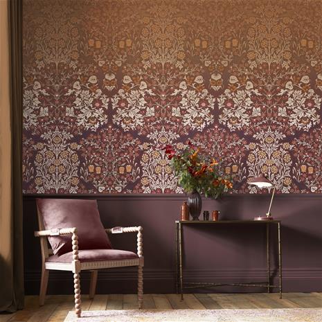 Blackthorn Red Fixed Size Mural - 125346 Tapetti