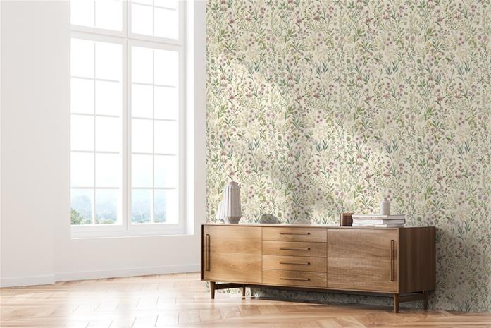 Inger Soft Pink - 1021602-02 Tapetti