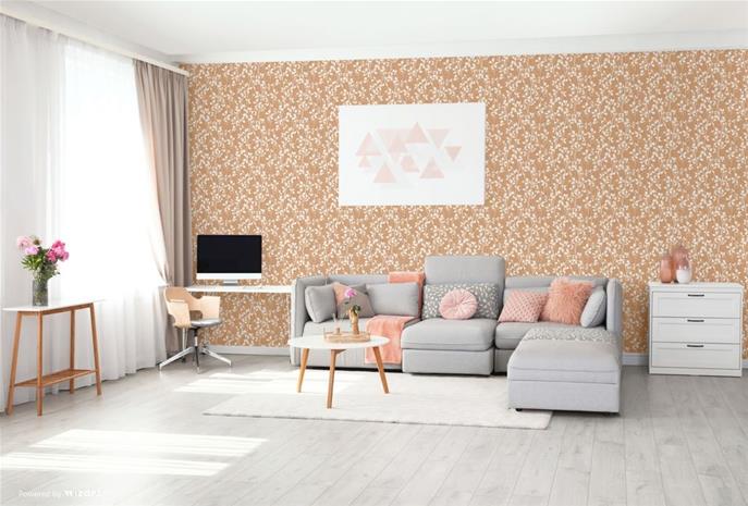 Copper Leaves - DE41818 Tapetti
