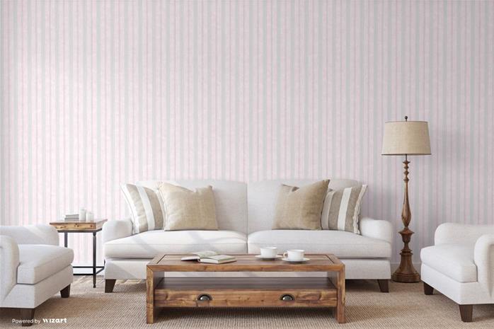 Pink Textured Stripes - SK10046 Tapetti