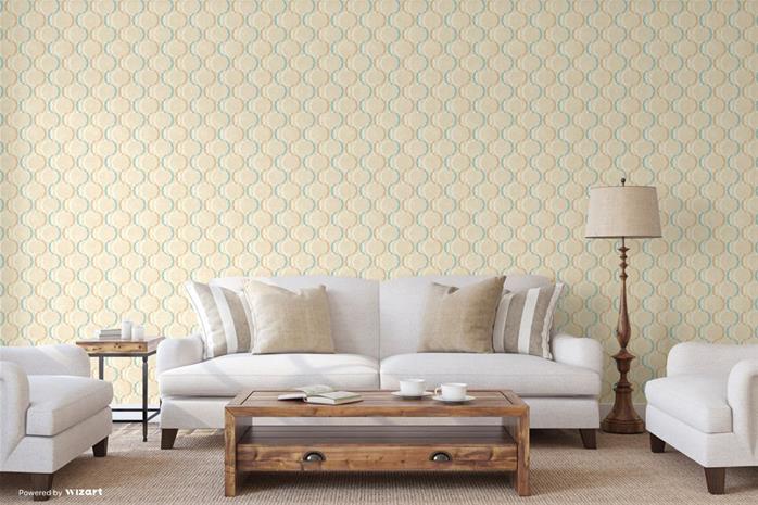 Blue Diamond Trellis - SK10029 Tapetti