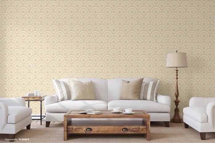 Gold Divine Plates - SK10027 Tapetti – kuva 3/3