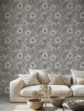 Marcelle Dark Grey - 1072401-06 Tapetti