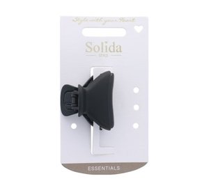 Solida Haarklammer schwarz matt medio Hiuspinnit 1 kpl