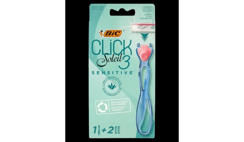 Bic Soleil Click 3 Sensitive – Starter Kit 3 stk.