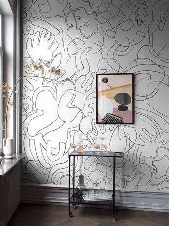 Line Art - 9529W Tapetti