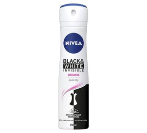 Nivea Black & White Invisible Original Anti-Perspirant Deodorant Spray 150 ml