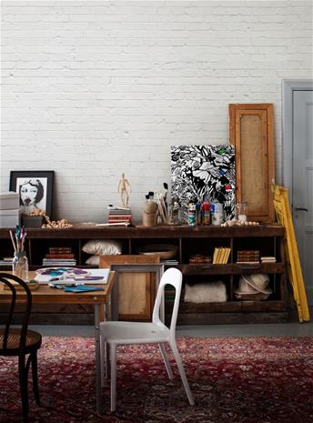 White Brick Wall - 9459W Tapetti