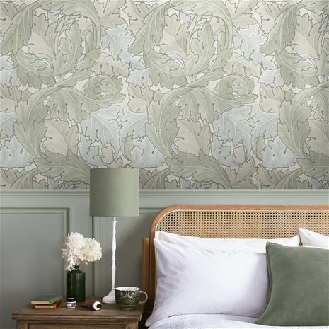 Acanthus Sage & Duck Egg - 124228 Tapetti