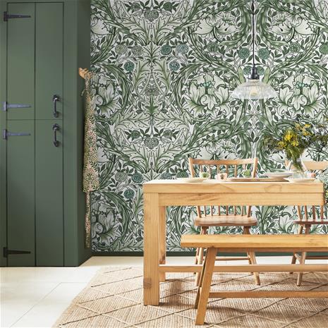 African Marigold Green Fixed Size Mural - 125418 Tapetti
