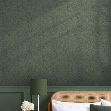 Marigold Fibrous Green - 124255 Tapetti