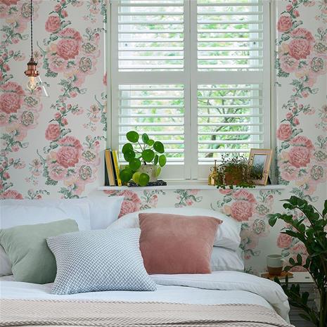 Hollyhocks - 118479 Tapetti