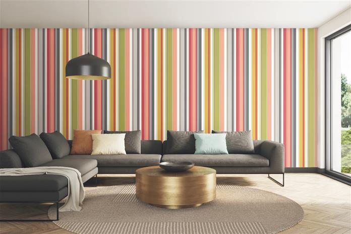 Barcode Olive Mix - STR50101W Tapetti