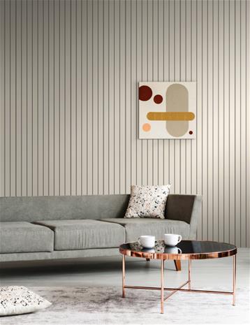 Ticking Stripe Elephant - SIS50116W Tapetti