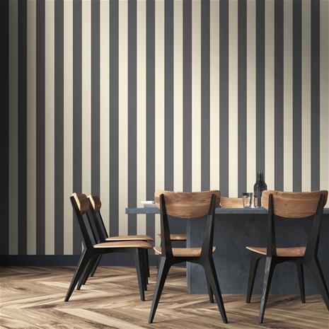 Bloc Stripe Onyx - SIS50106W Tapetti