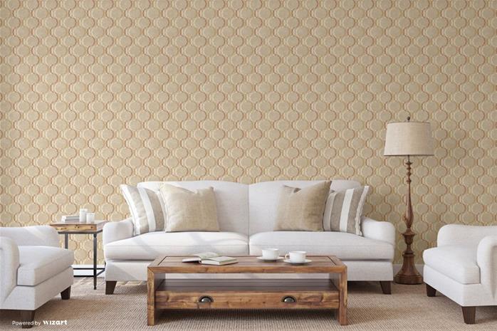 Copper Diamond Trellis - SK10031 Tapetti