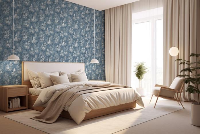 Yannick Blue - 1108701-01 Tapetti