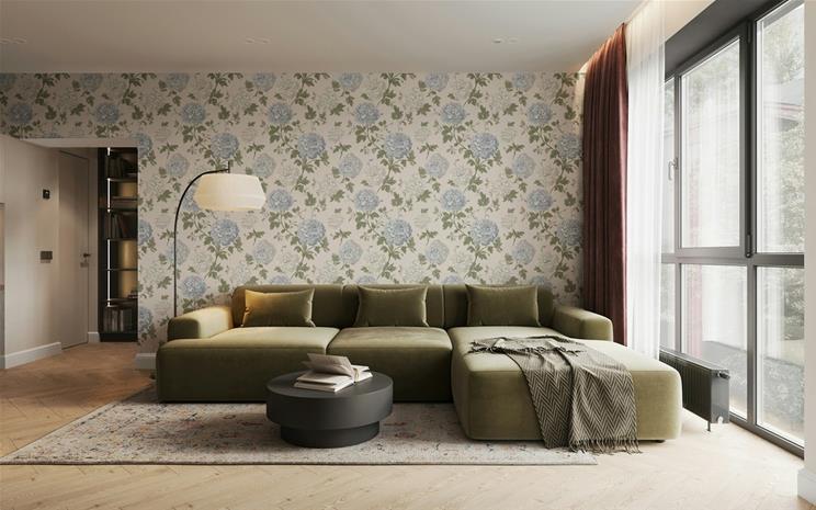 Lilian Beige - 1107201-03 Tapetti – kuva 2/3