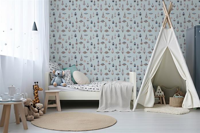 Roy Blue - 1109501-03 Tapetti