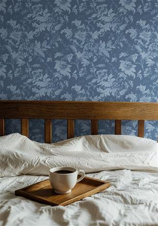Alba Dark Blue - 1014701-08 Tapetti