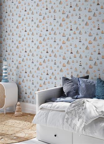 Aston Light Blue - 1074501-02 Tapetti