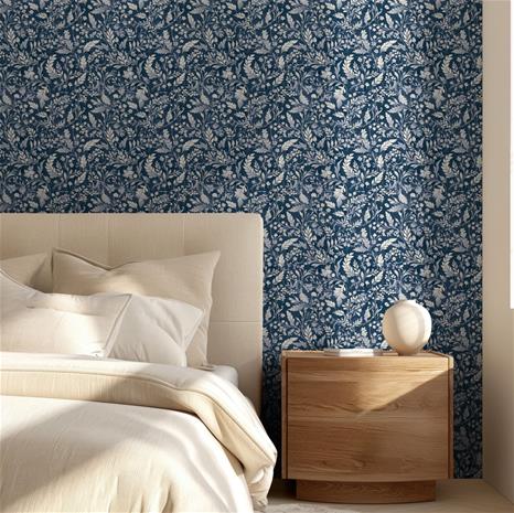 Ella Midnight Blue - 1000403-01 Tapetti