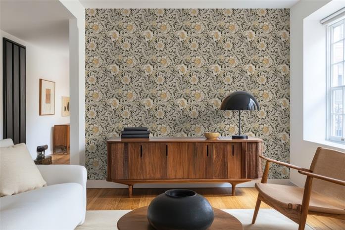 Denize Dark Brown - 1019601-01 Tapetti