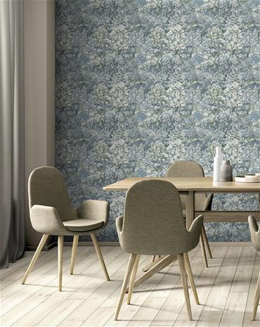 Parsons Wood Blue - 91633 Tapetti