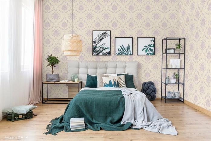 Purple Damask - SK10042 Tapetti