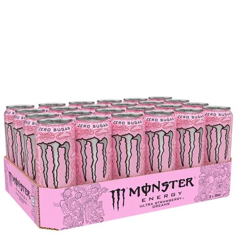 Monster Energy Ultra Strawberry Dreams Zero Sugar 24 x 500ml