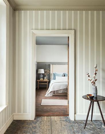Sonning Stripe Country Linen - 216889 Tapetti