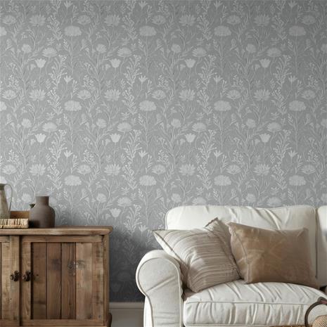 Josefina Light Grey - 1091701-05 Tapetti