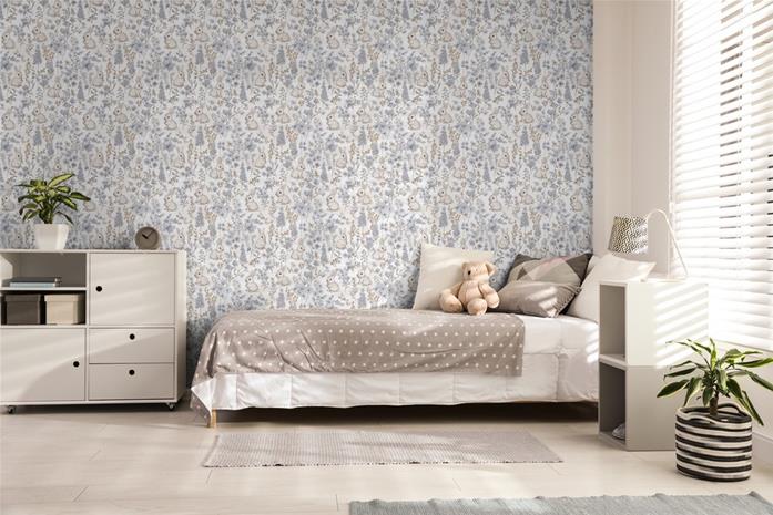 Putte Grey - 1064001-04 Tapetti