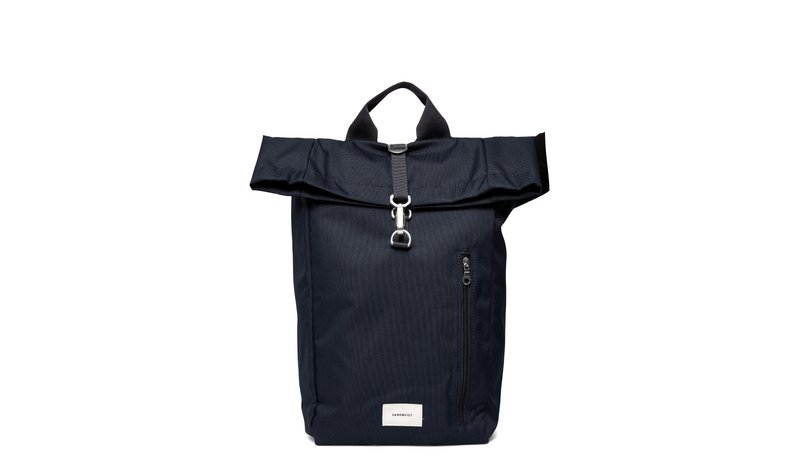 SANDQVIST Ground Rolltop Backpack L - Navy - ONE SIZE